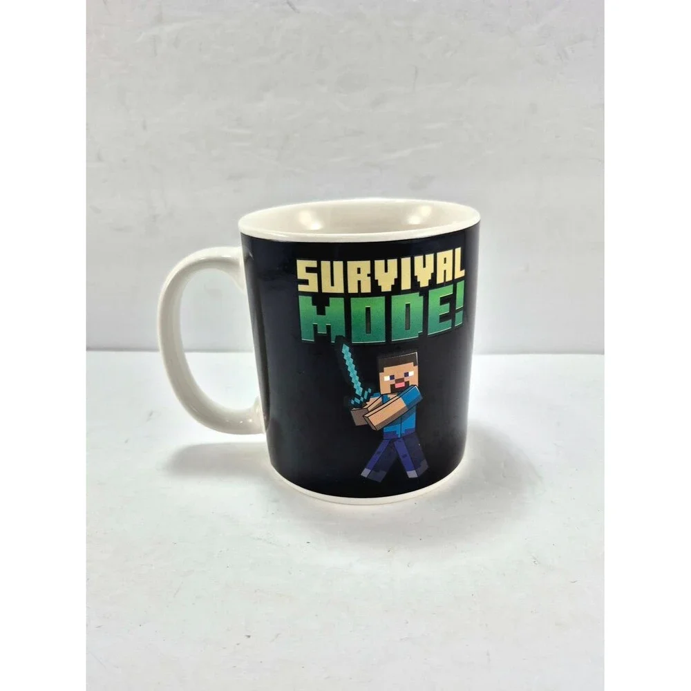 Official Minecraft Survival Mode Heat Change Ceramic Mug - 11oz